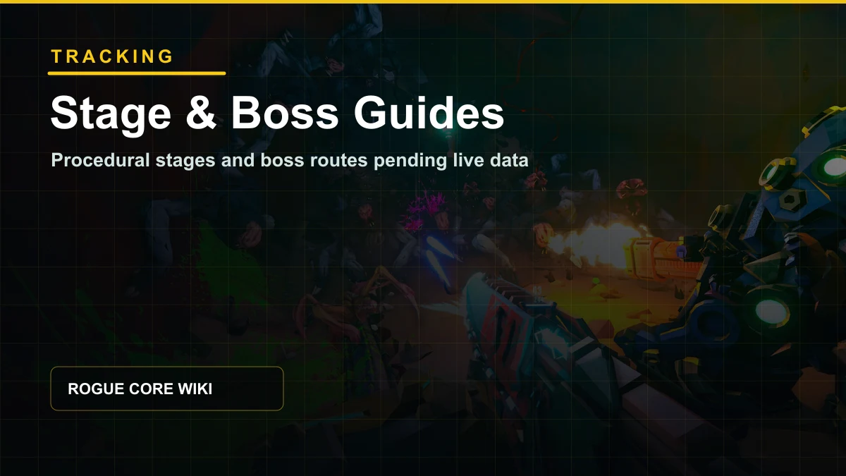 Deep Rock Galactic Rogue Core stage and boss guides cover showing Greyout cave combat tracking